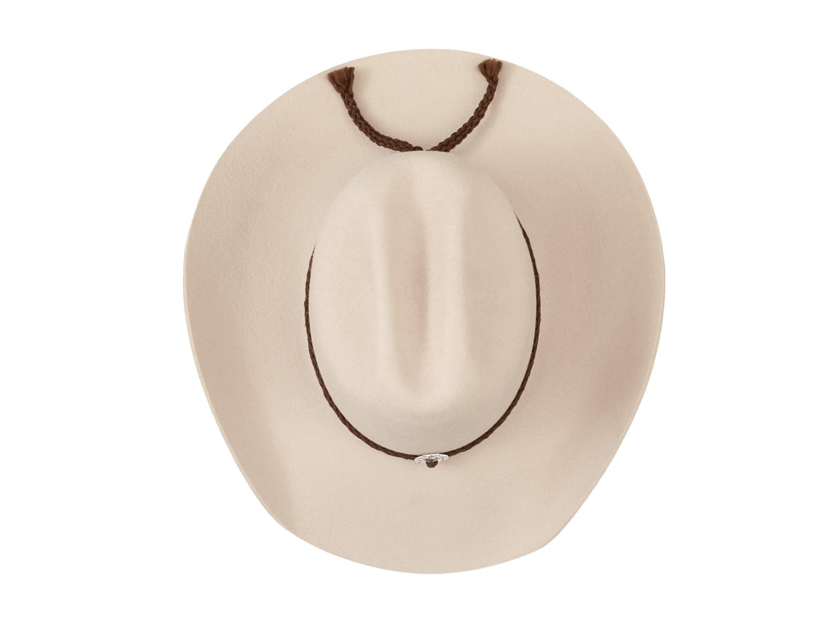 88050 warm white fur felt Cowboy hat