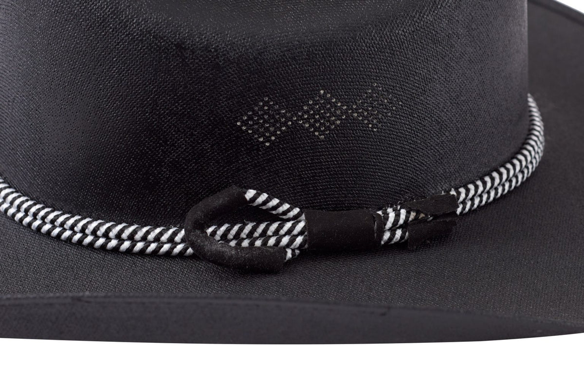 Black western cowboy hat 17575