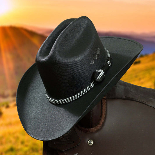 Black western cowboy hat 17575